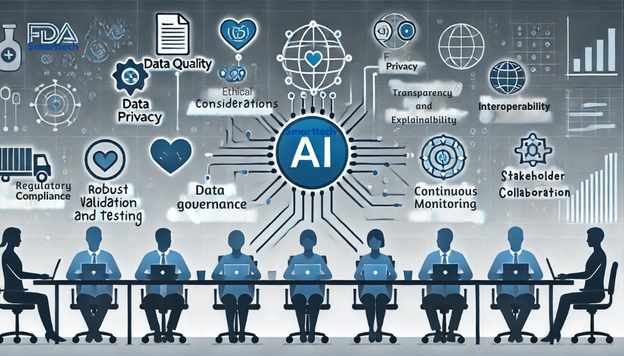 Essential Factors for Developing FDA-Compliant AI Solutions in Healthcare: Smart Tech LLC